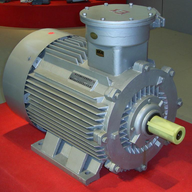 YE3-160M-6防爆电机45°角实拍